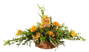  Golden Anniversary Basket Arrangement