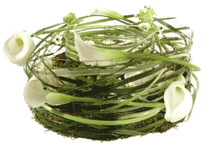  Caged Lily Table Arrangement