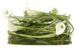  Caged Lily Table Arrangement