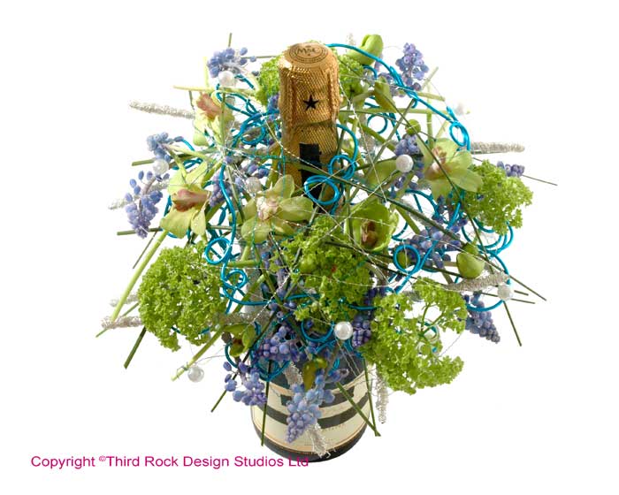 Champagne Bottle Decoration