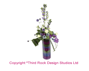 Coloured Zonal Floral Arrangement