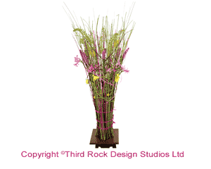 Laced Conical Floral Arrangement