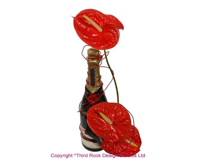 Champagne Bottle Decoration