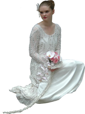 Decorative Wire Cascade Bouquet